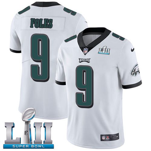 Men Philadelphia Eagles #9 Foles White Limited 2018 Super Bowl NFL Jerseys->philadelphia eagles->NFL Jersey